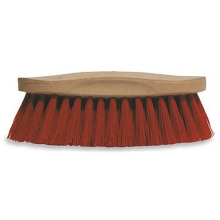DECKER MFG 31 Synthetic Bristled Grooming Brush Red 753853175